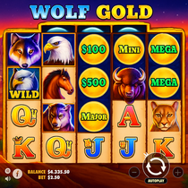 DuoSpin - Wolf Gold Slot - Progressive Jackpot
